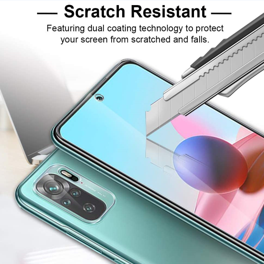 Bakeey-for-Xiaomi-Redmi-Note-10-Accessories-Set-2Pcs-9H-Anti-Explosion-Tempered-Glass-Screen-Protect-1831978-3